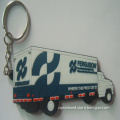 Custom 2D Design Truck PVC Key Chain